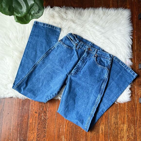 Vintage Wrangler Straight Leg Jeans High Waisted - Picture 2 of 10